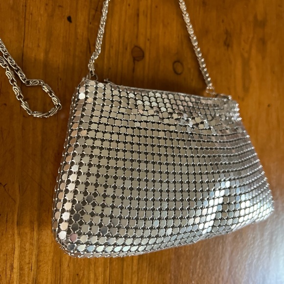 💝 Last Call - Vintage Silver Mesh Metal Evening Bag - Picture 3 of 12